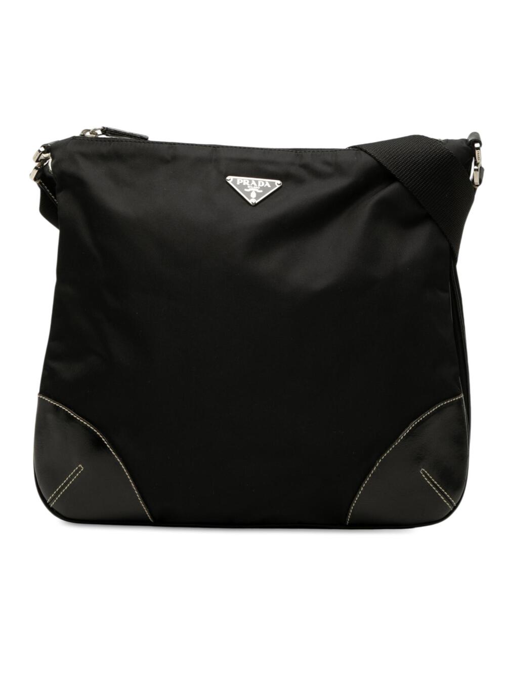 Prada Vitello Trimmed Tessuto Zip Top #359742P58B